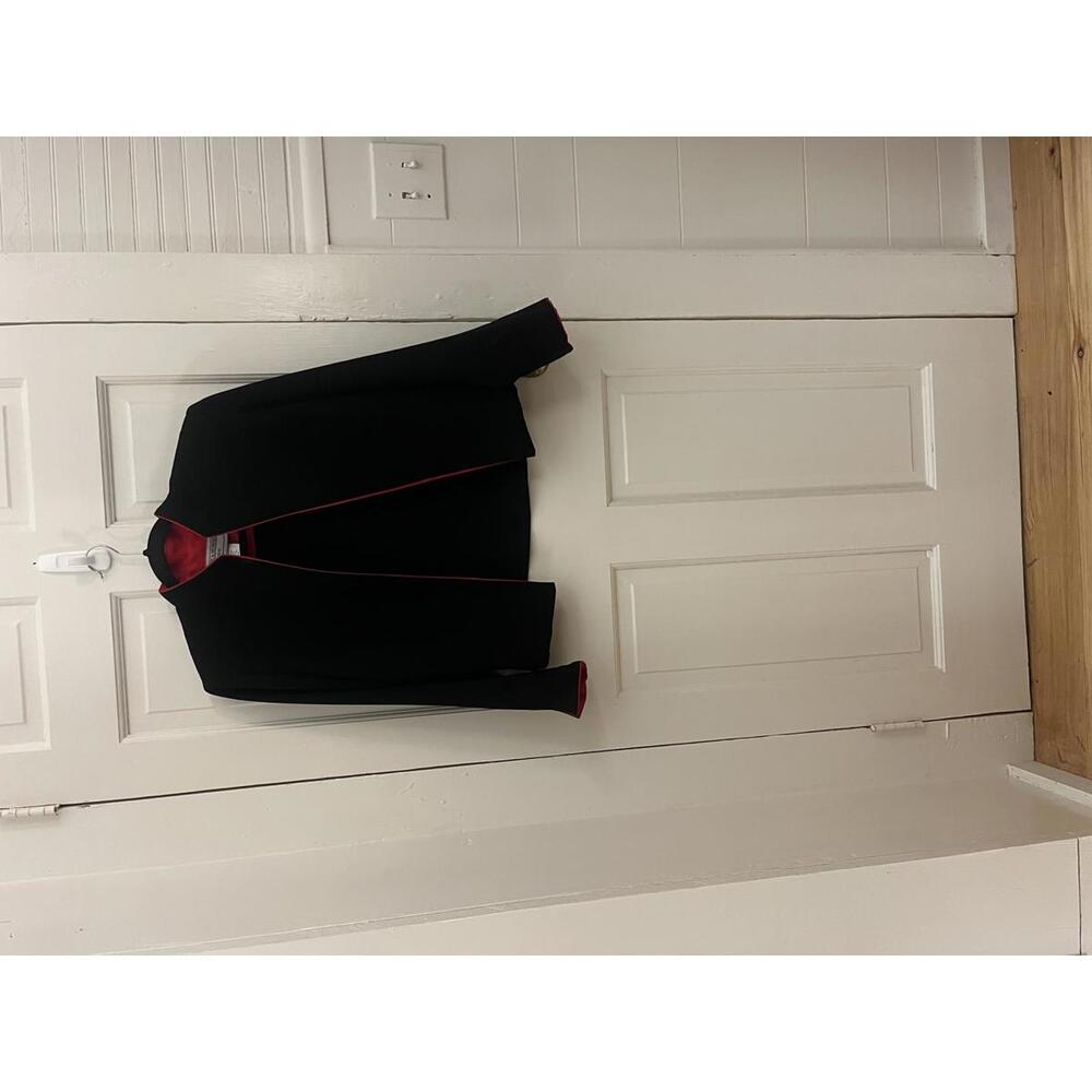 Jessica Howard Petite Black Blazer with Red Lining